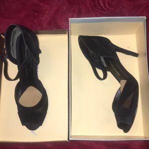 black heels